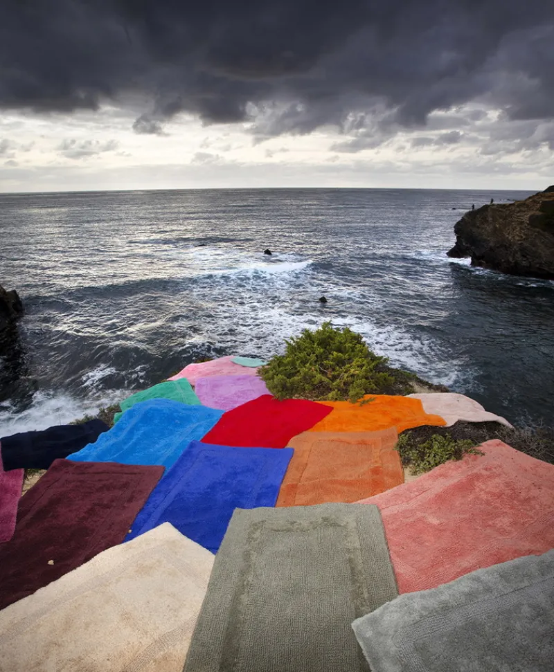 Abyss & Habidecor Neutrale Badematten|Bunte Badematten|Badeteppich Reversible