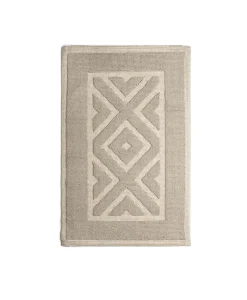 Mastro Raphael Neutrale Badematten|Baumwoll Teppich Rombi