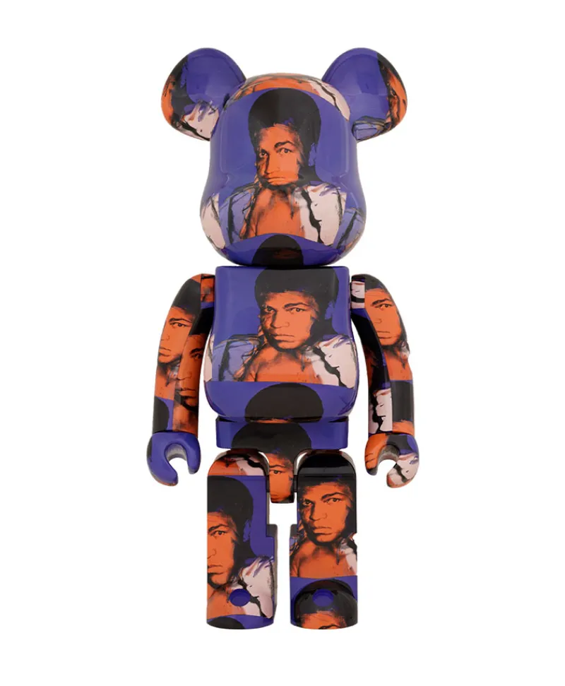 Medicom Toy Kunst Und Skulpturen|Bearbrick Andy Warhol "Muhammad Ali"