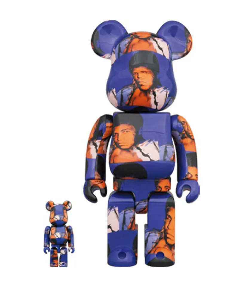 Medicom Toy Kunst Und Skulpturen|Bearbrick Andy Warhol "Muhammad Ali"