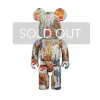 Medicom Toy Kunst Und Skulpturen|Bearbrick Andy Warhol x Jean-Michel Basquiat #4