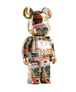 Medicom Toy Kunst Und Skulpturen|Bearbrick A.Warhol x Jean-Michel Basquiat #2