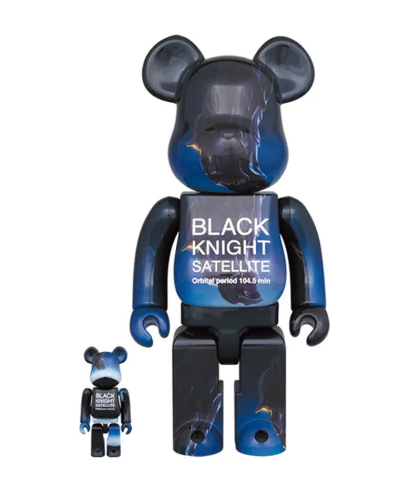 Medicom Toy Kunst Und Skulpturen|Bearbrick Black Knight Satellite