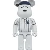 Medicom Toy Kunst Und Skulpturen|Bearbrick MLB x Peanuts - Snoopy (New York Yankees)