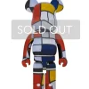 Medicom Toy Kunst Und Skulpturen|Bearbrick Piet Mondrian