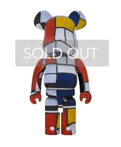 Medicom Toy Kunst Und Skulpturen|Bearbrick Piet Mondrian