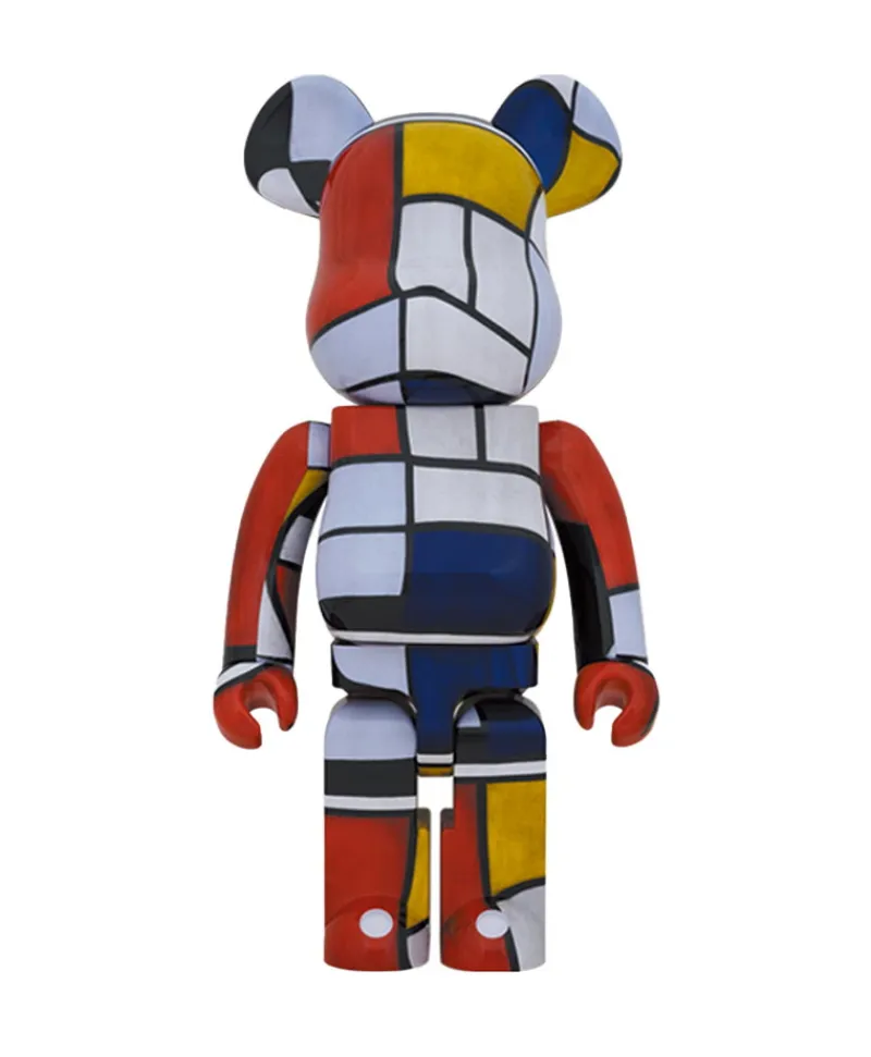 Medicom Toy Kunst Und Skulpturen|Bearbrick Piet Mondrian