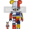 Medicom Toy Kunst Und Skulpturen|Bearbrick Piet Mondrian