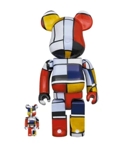 Medicom Toy Kunst Und Skulpturen|Bearbrick Piet Mondrian