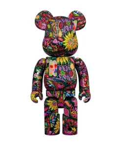 Medicom Toy Kunst Und Skulpturen|Bearbrick Psychedelic Paisley