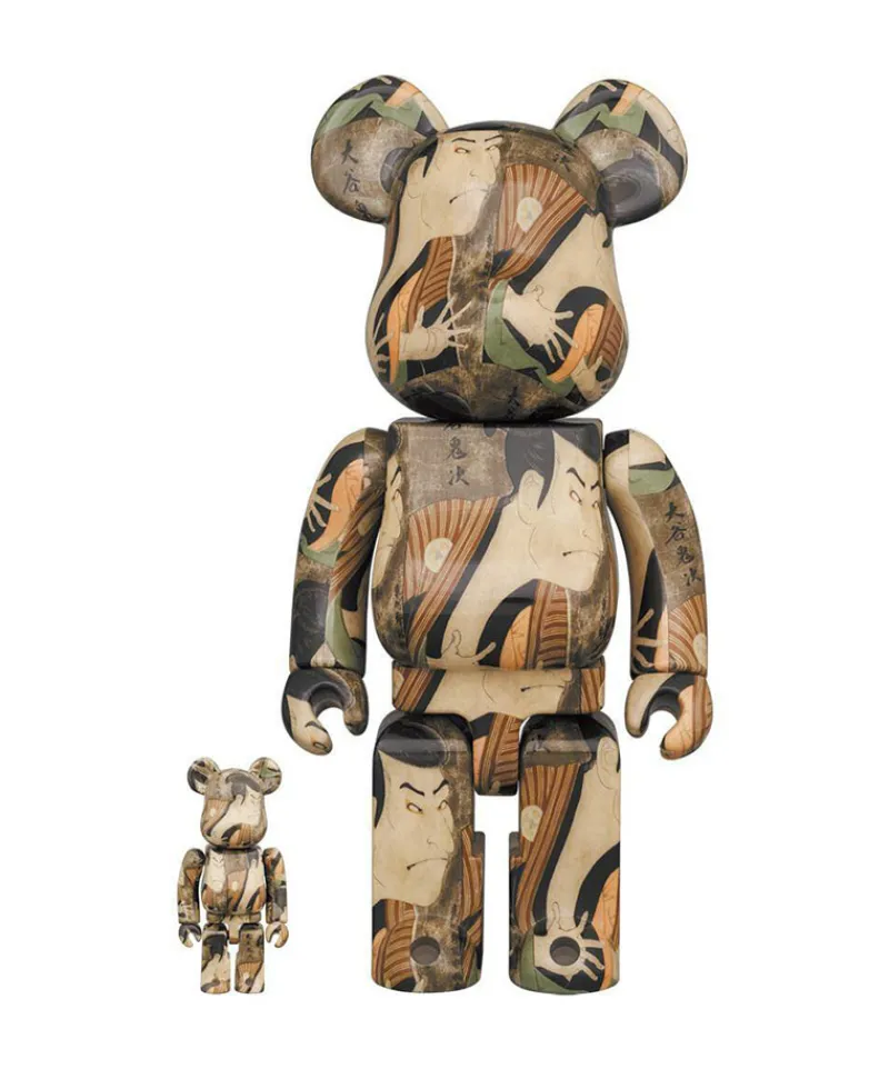 Medicom Toy Kunst Und Skulpturen|Bearbrick Toshusai Sharaku "Actor Otani Oniji Ⅲ"