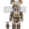 Medicom Toy Kunst Und Skulpturen|Bearbrick Utagawa Kuniyoshi "The Haunted Old Palace at Soma"