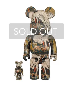 Medicom Toy Kunst Und Skulpturen|Bearbrick Utagawa Kuniyoshi "The Haunted Old Palace at Soma"