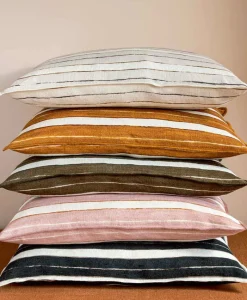 u00c9litis Kissen|Bedrucktes Leinenkissen Secret Stripe