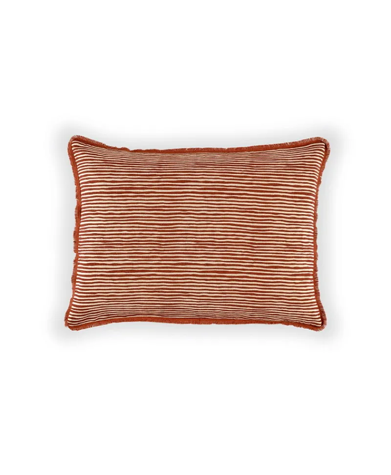 u00c9litis Kissen|Bedrucktes Leinenkissen Siloe