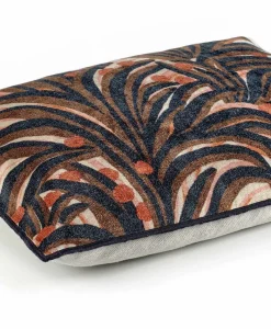 u00c9litis Kissen|Bedrucktes Samtkissen Oasis