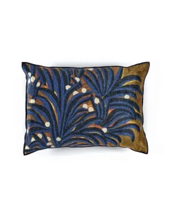 u00c9litis Kissen|Bedrucktes Samtkissen Oasis