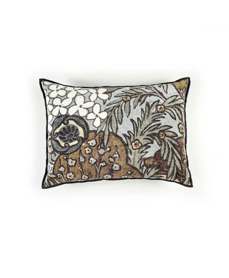 u00c9litis Kissen|Bedrucktes Samtkissen Vence