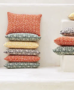 u00c9litis Kissen|Bedrucktes Seidenkissen Azteca