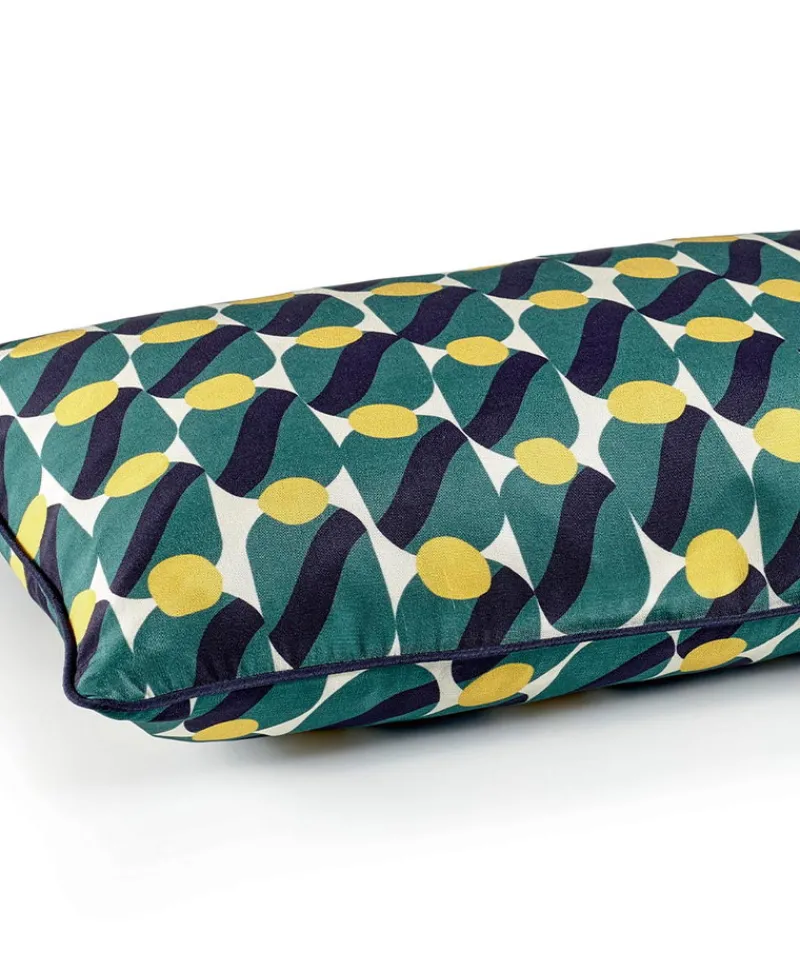 u00c9litis Kissen|Bedrucktes Seidenkissen Avalon