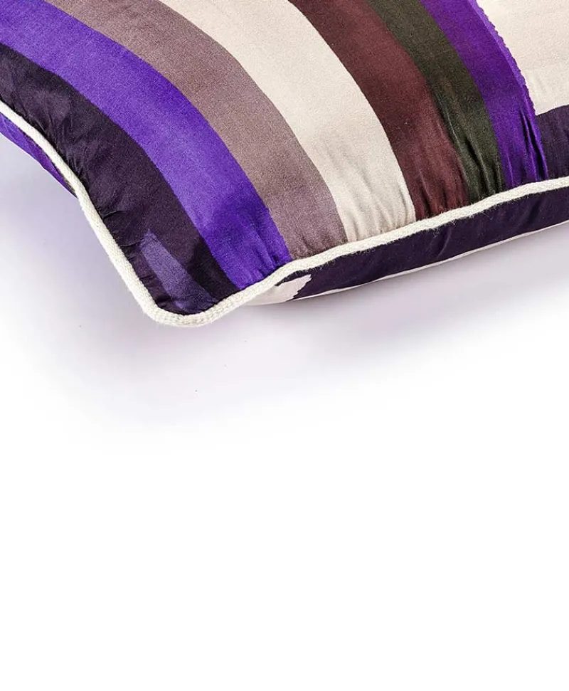 u00c9litis Kissen|Bedrucktes Seidenkissen Dédale