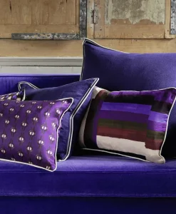 u00c9litis Kissen|Bedrucktes Seidenkissen Dédale