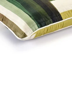 u00c9litis Kissen|Bedrucktes Seidenkissen Dédale