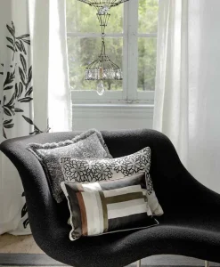 u00c9litis Kissen|Bedrucktes Seidenkissen Dédale