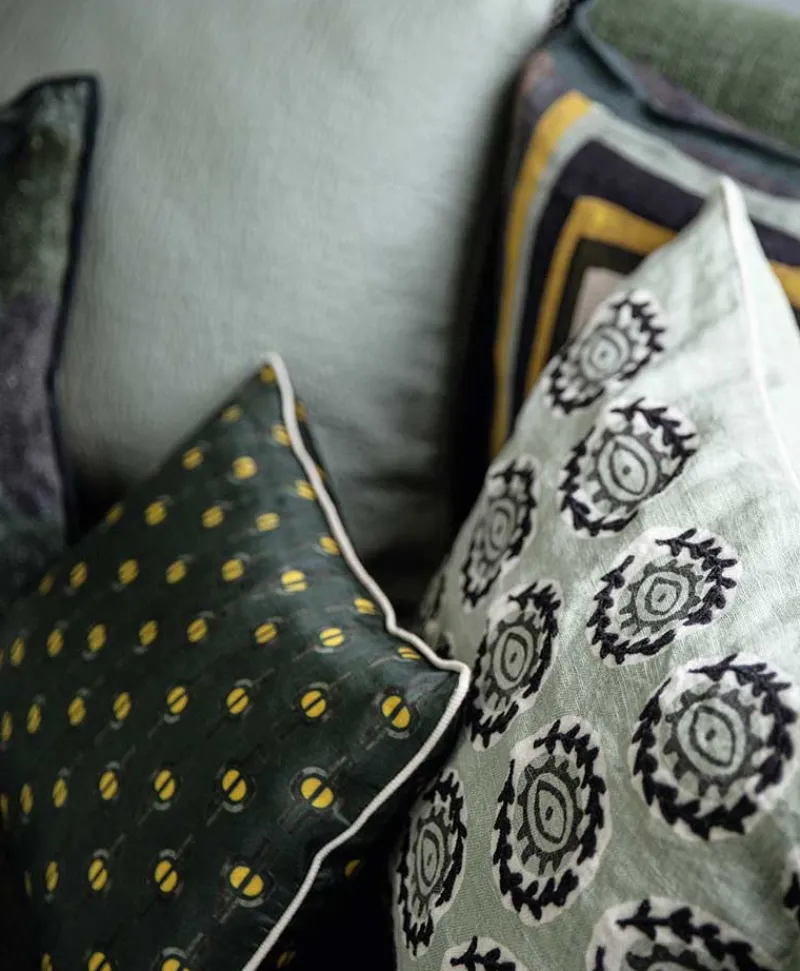 u00c9litis Kissen|Bedrucktes Seidenkissen Lucerama