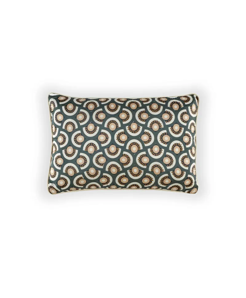 u00c9litis Kissen|Bedrucktes Seidenkissen Louisa
