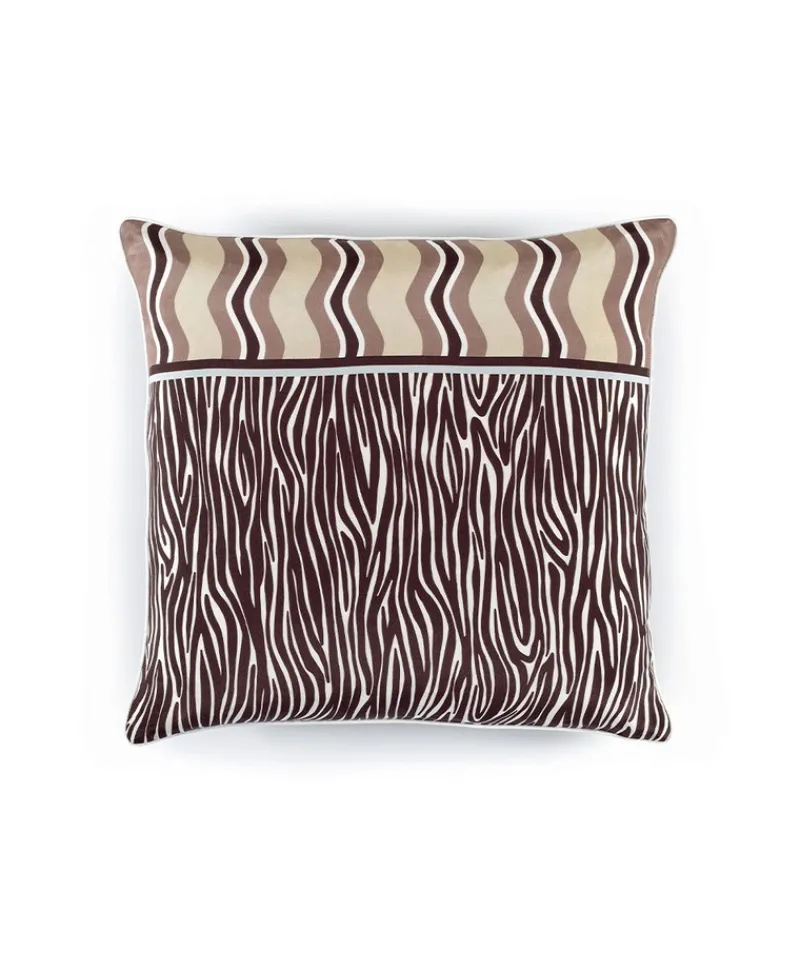 u00c9litis Kissen|Bedrucktes Seidenkissen Melba