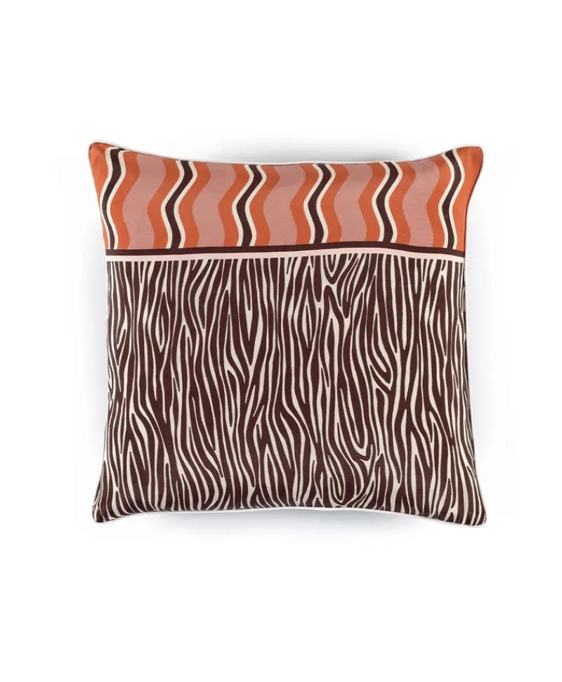 u00c9litis Kissen|Bedrucktes Seidenkissen Melba