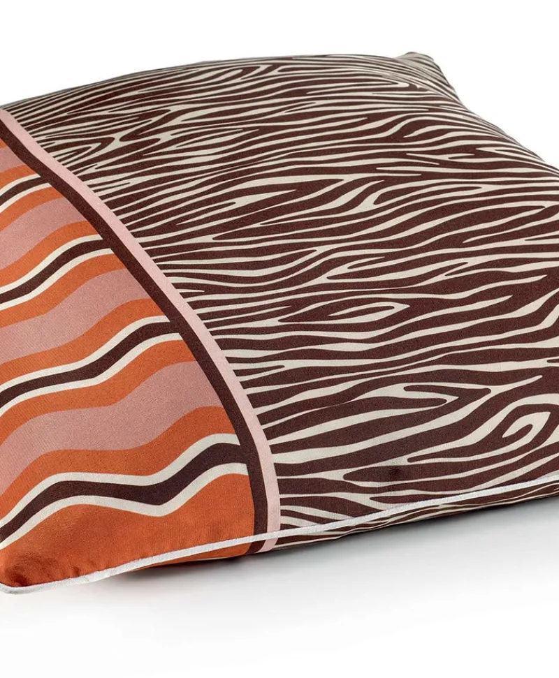 u00c9litis Kissen|Bedrucktes Seidenkissen Melba