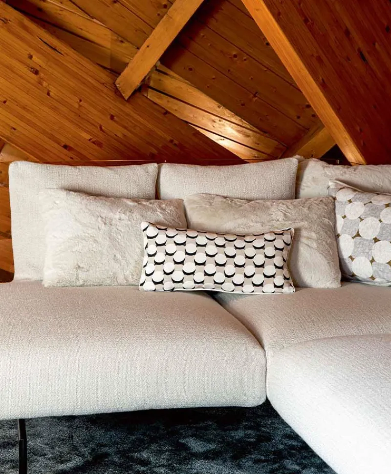 u00c9litis Kissen|Bedrucktes Seidenkissen Twist