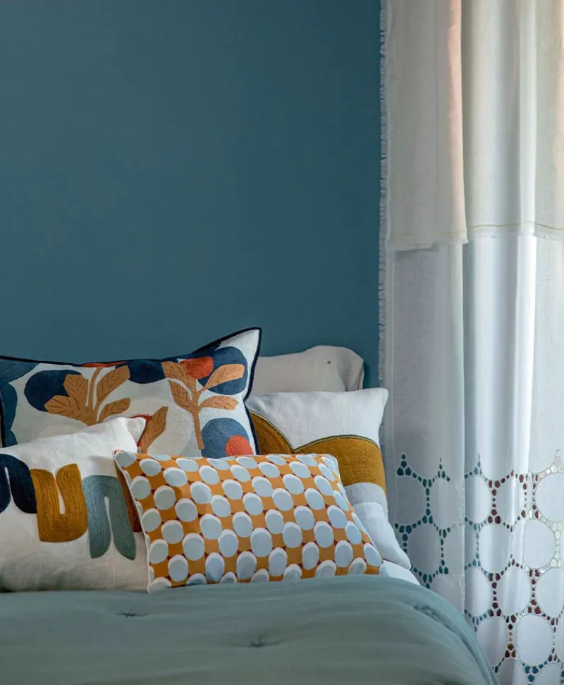 u00c9litis Kissen|Bedrucktes Seidenkissen Twist