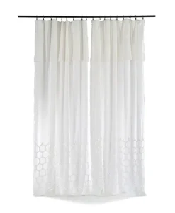 u00c9litis Vorhänge|Bestickter Vorhang Bianca