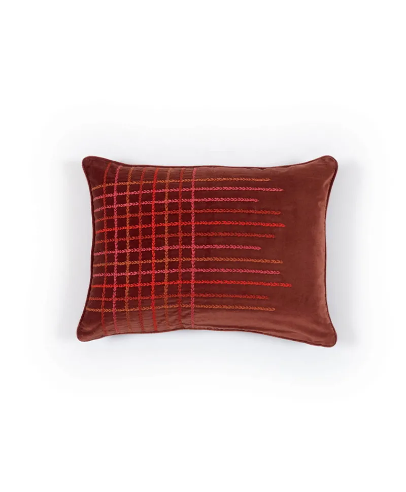 u00c9litis Kissen|Besticktes Baumwollkissen Henry