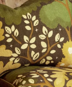 u00c9litis Kissen|Besticktes Baumwollkissen Galla