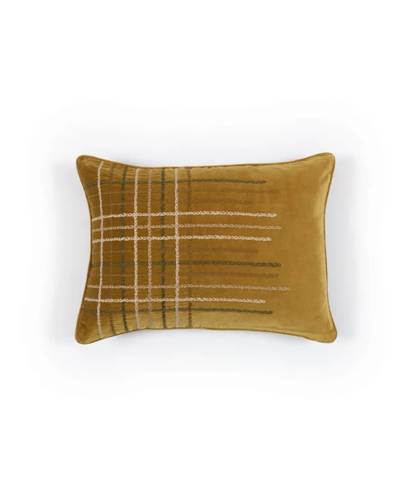 u00c9litis Kissen|Besticktes Baumwollkissen Henry