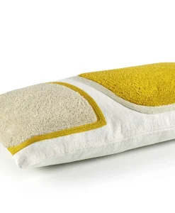 u00c9litis Kissen|Besticktes Leinenkissen Brocéliande