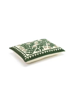 u00c9litis Kissen|Besticktes Leinenkissen Canopée