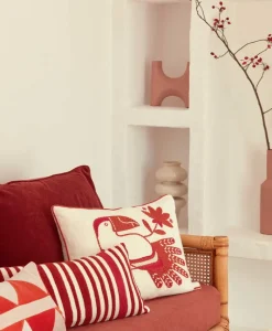 u00c9litis Kissen|Besticktes Leinenkissen Cristobal