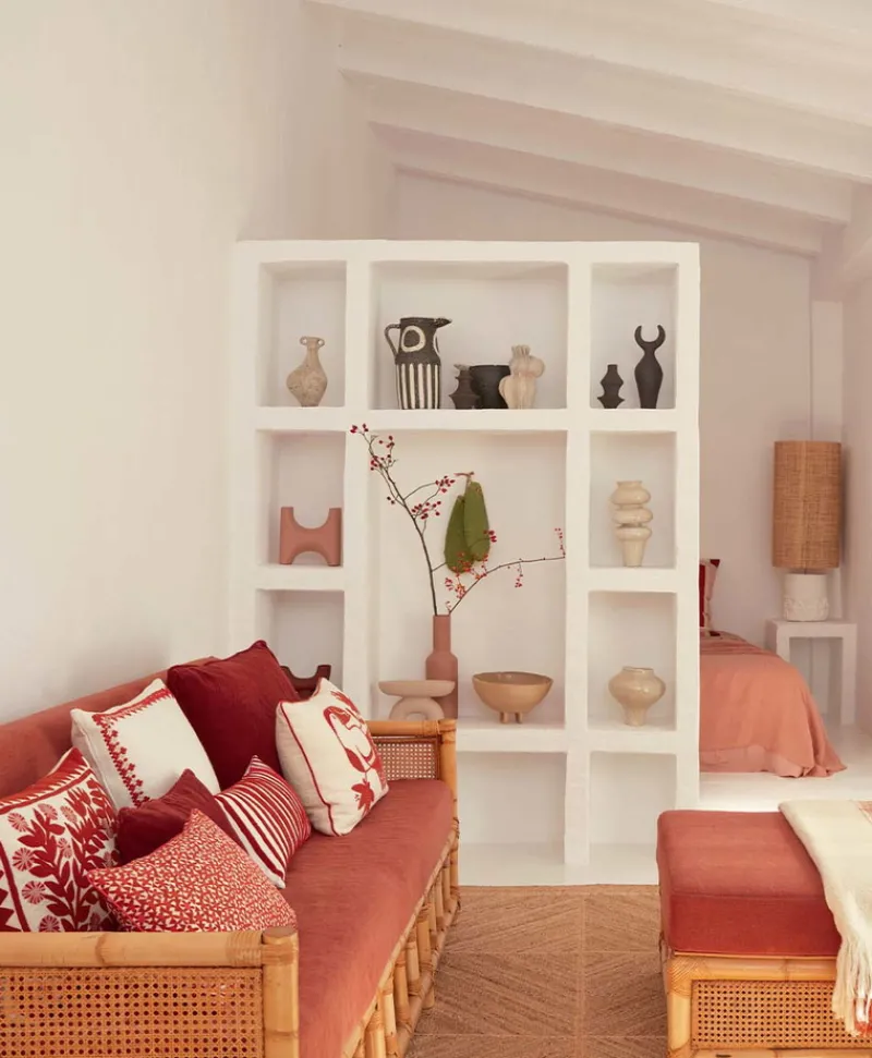 u00c9litis Kissen|Besticktes Leinenkissen Canopée