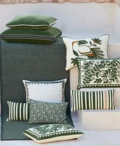 u00c9litis Kissen|Besticktes Leinenkissen Monterrey