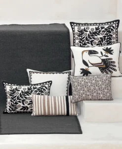 u00c9litis Kissen|Besticktes Leinenkissen Monterrey