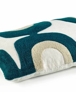 u00c9litis Kissen|Besticktes Leinenkissen Nirvana