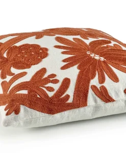 u00c9litis Kissen|Besticktes Leinenkissen Paradis