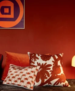 u00c9litis Kissen|Besticktes Leinenkissen Paradis