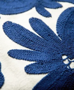 u00c9litis Kissen|Besticktes Leinenkissen Paradis