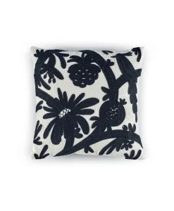 u00c9litis Kissen|Besticktes Leinenkissen Paradis